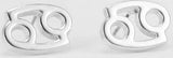 Bixorp Stars 5 Kreeft / Cancer sieraden Zilverkleurig - Set van Sterrenbeeld Ketting + Oorbel + Armband
