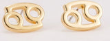 Bixorp Stars 5 Kreeft / Cancer sieraden Goudkleurig - Set van Sterrenbeeld Ketting + Oorbel + Armband