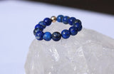 Bixorp Gems Edelstenen Sieraden Set Lapis Lazuli - Ring + Armband + Oorbellen