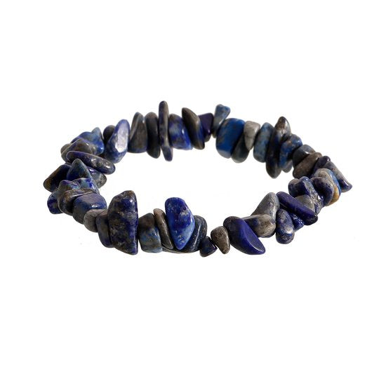 Bixorp Gems Lapis Lazuli Edelstenen Split Armband - Edelsteen Splitarmband