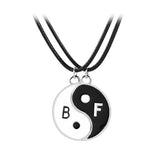BFF Ketting voor 2 met Yin Yang "Best Friends" - Bixorp Friends